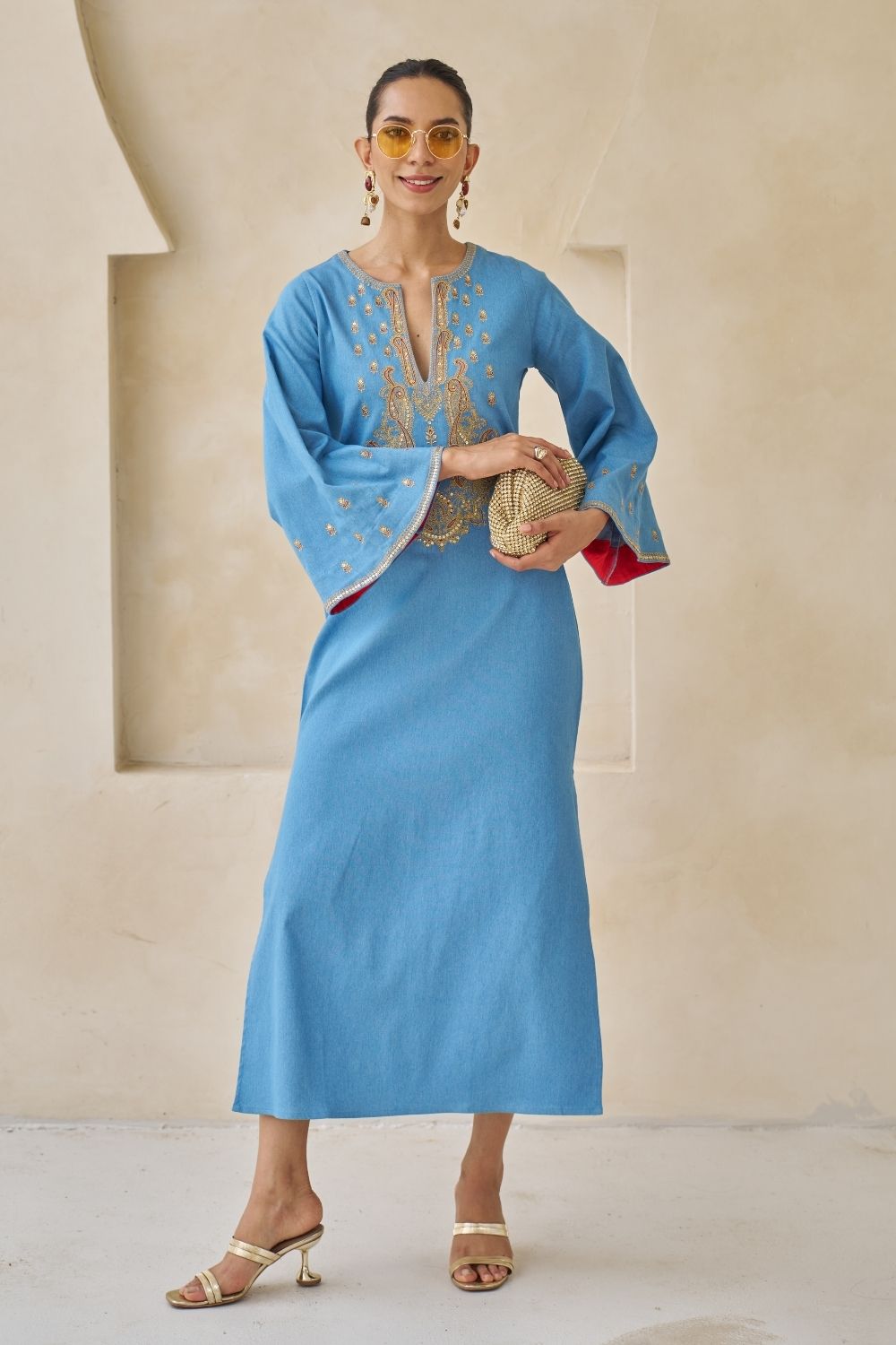 Zaya Embroidered Kaftan