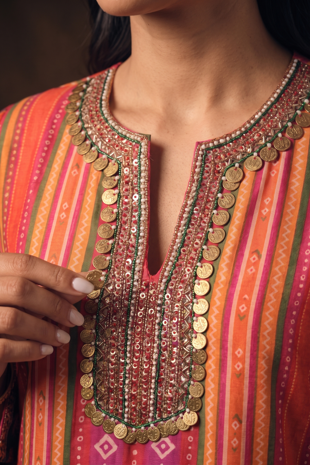 MItali Wadhwa In Our Guldasta Kaftan Set