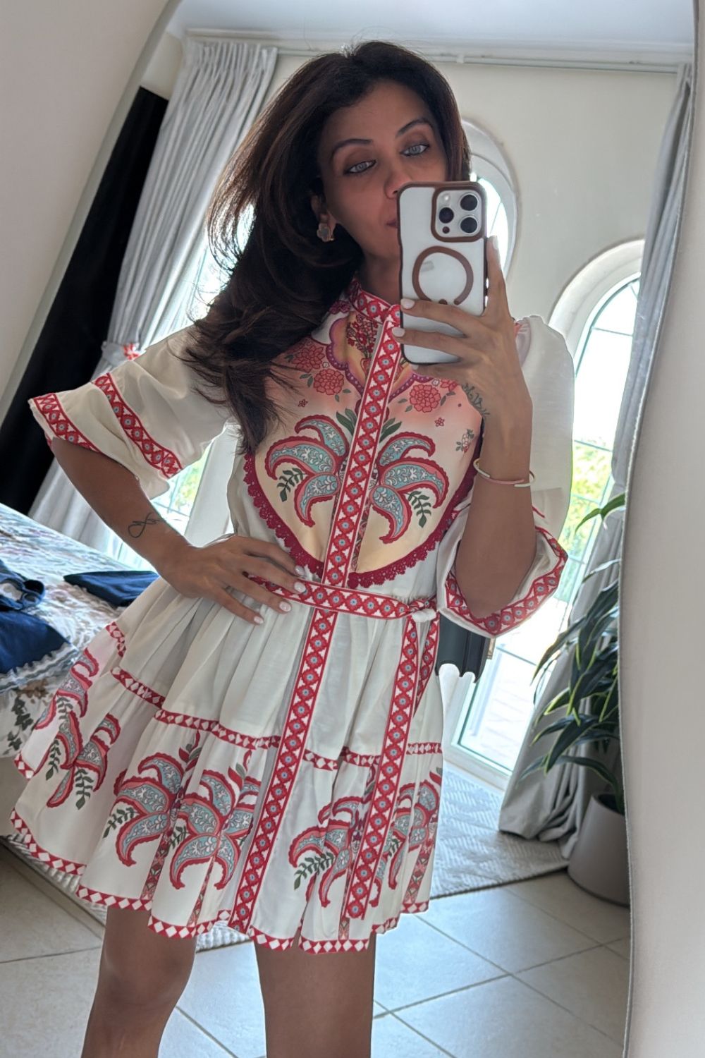 Nriti Shah In Our Ivory Poppy Dress