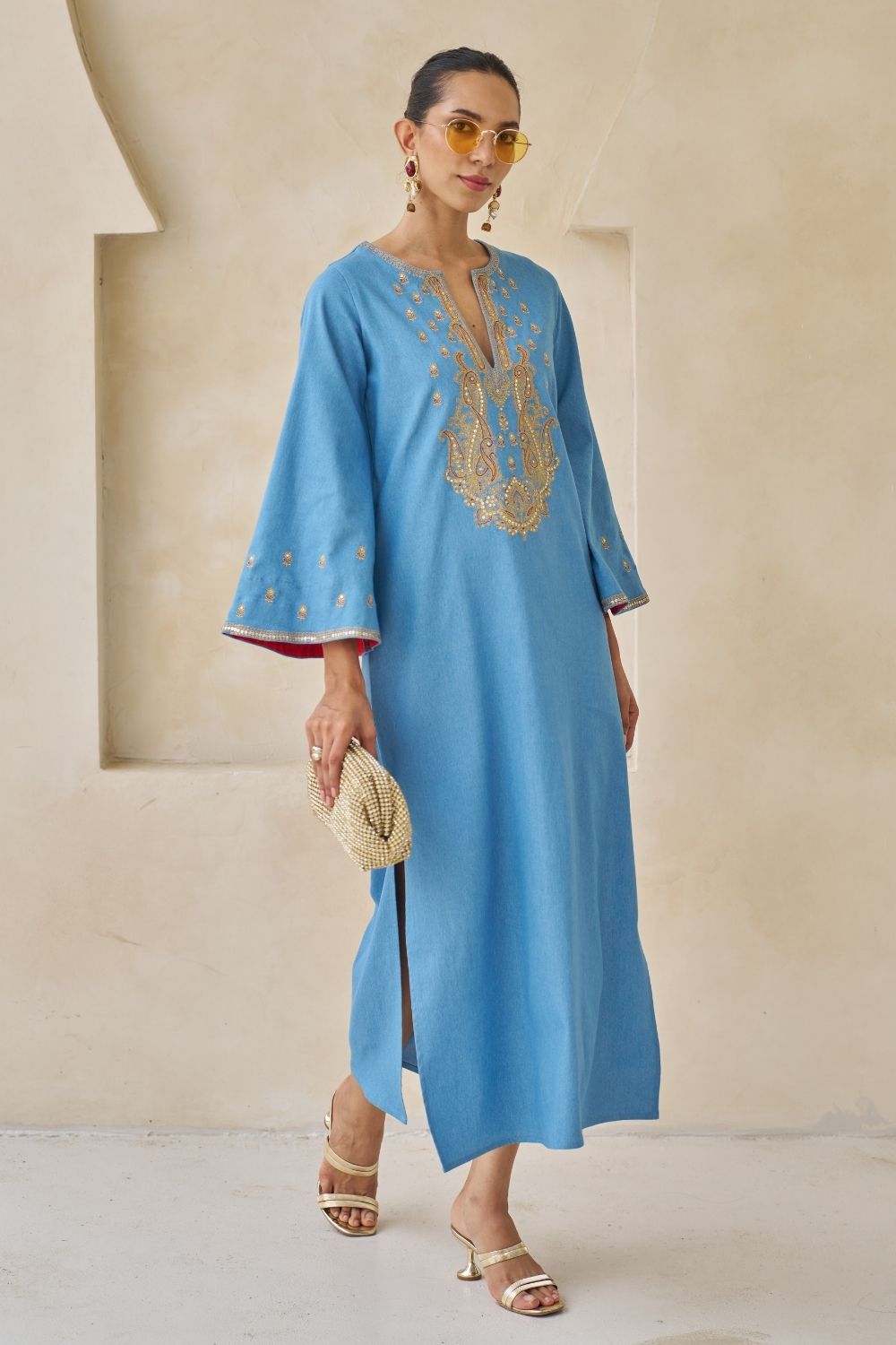 Zaya Embroidered Kaftan