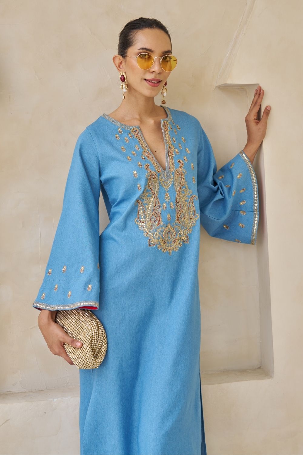Zaya Embroidered Kaftan