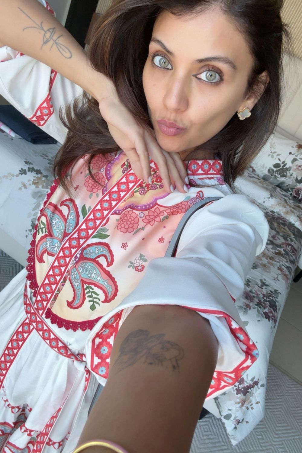 Nriti Shah In Our Ivory Poppy Dress