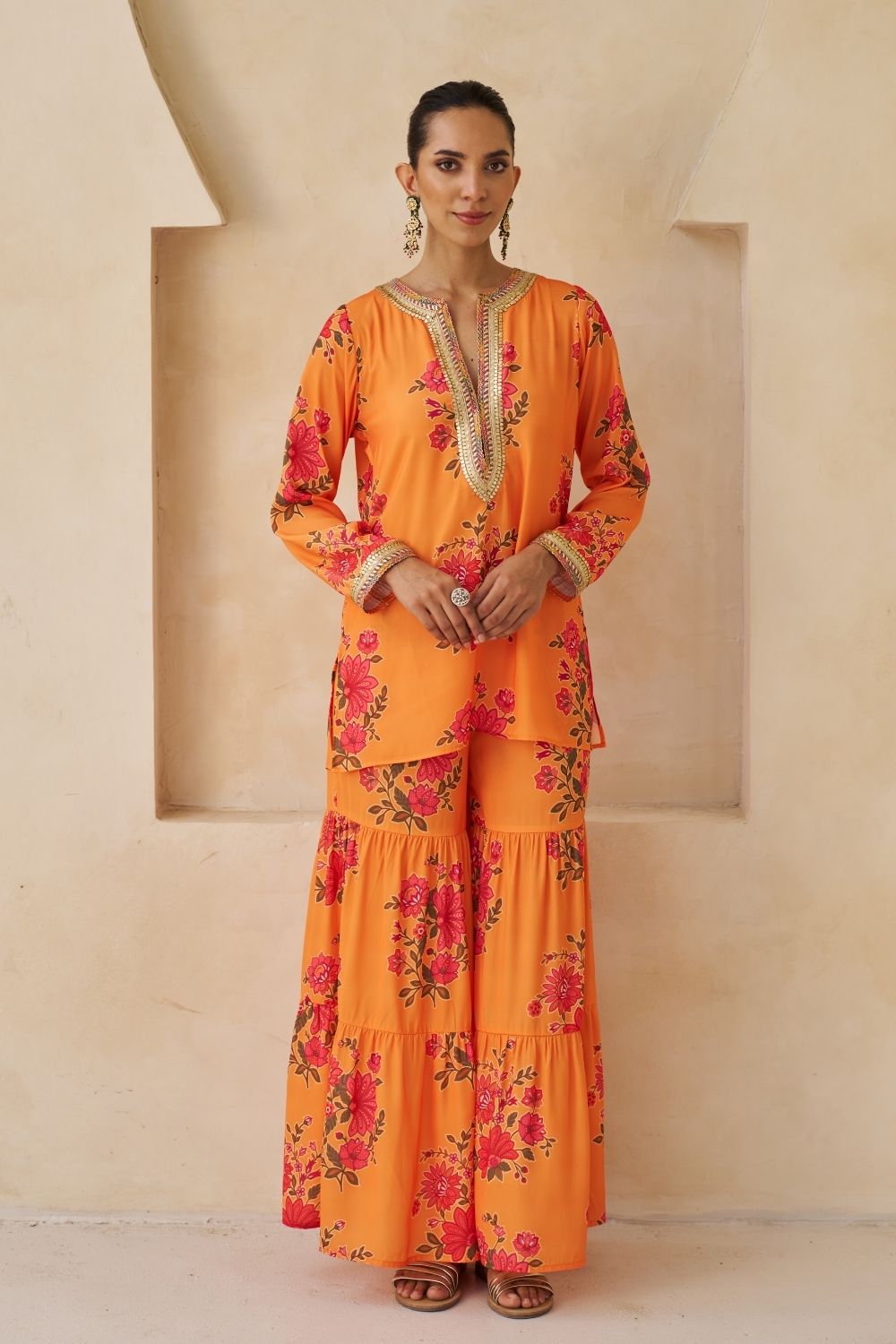 Tapti Sharara Set With Dupatta