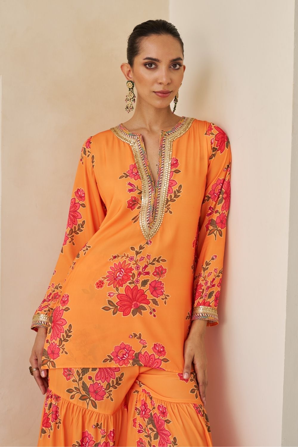 Tapti Sharara Set With Dupatta