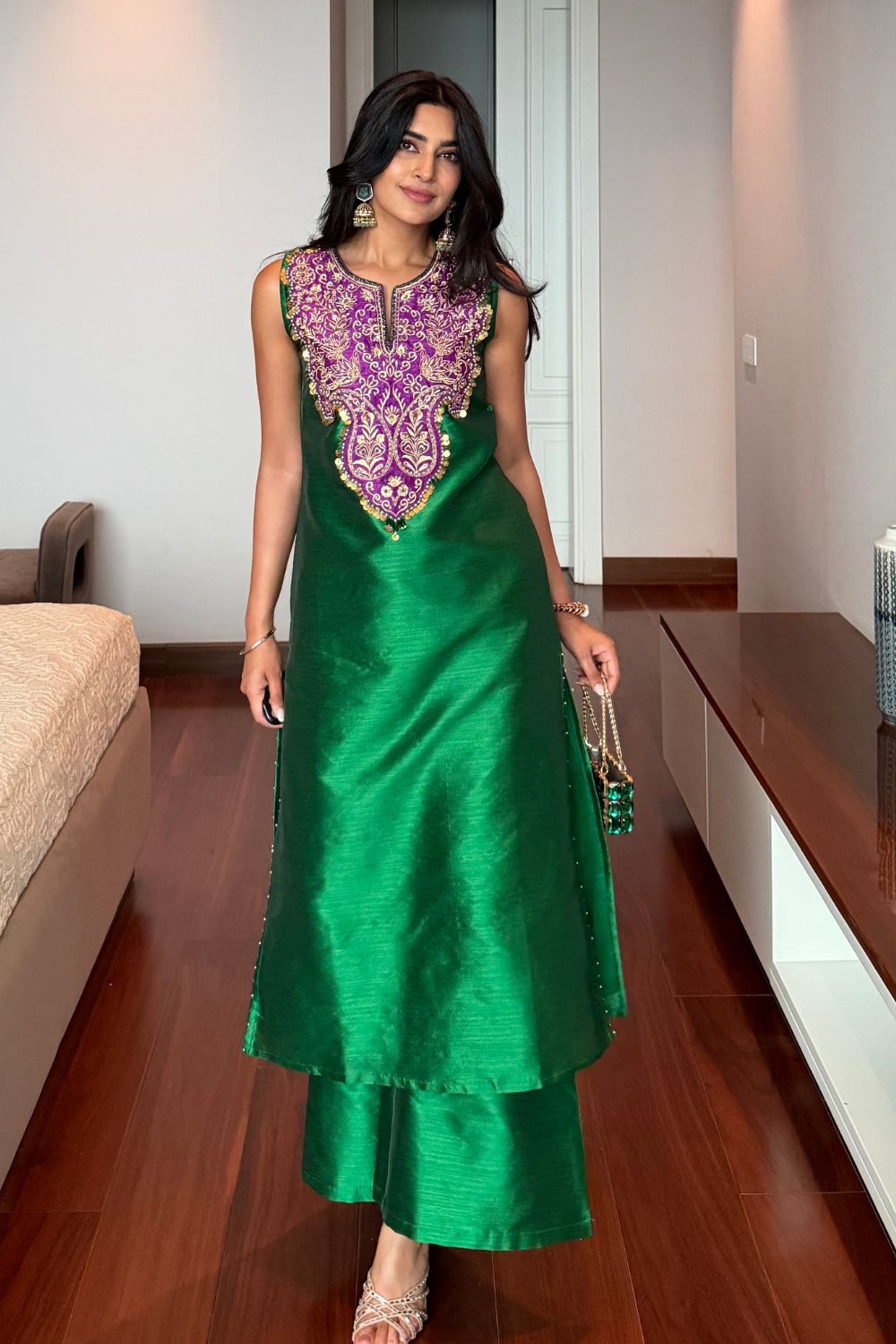 Bhavdeep Kaur In Our Gulshan Kurta Set