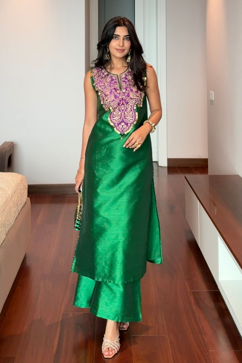 Bhavdeep Kaur In Our Gulshan Kurta Set