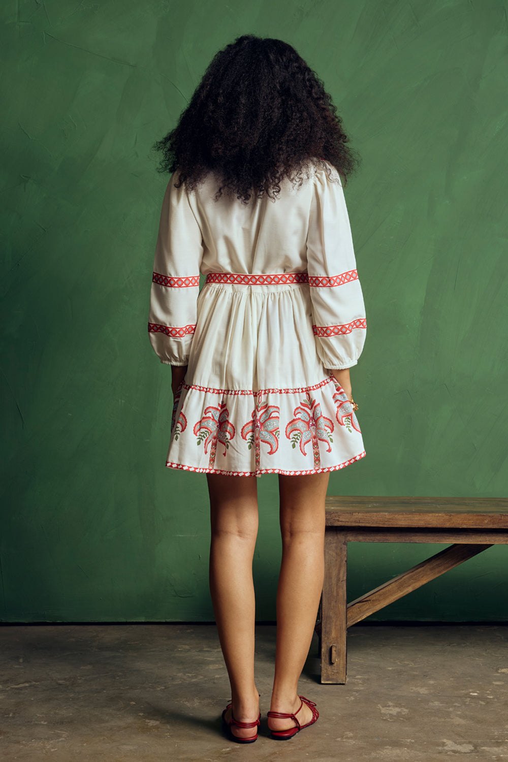 Ivory Poppy Dress