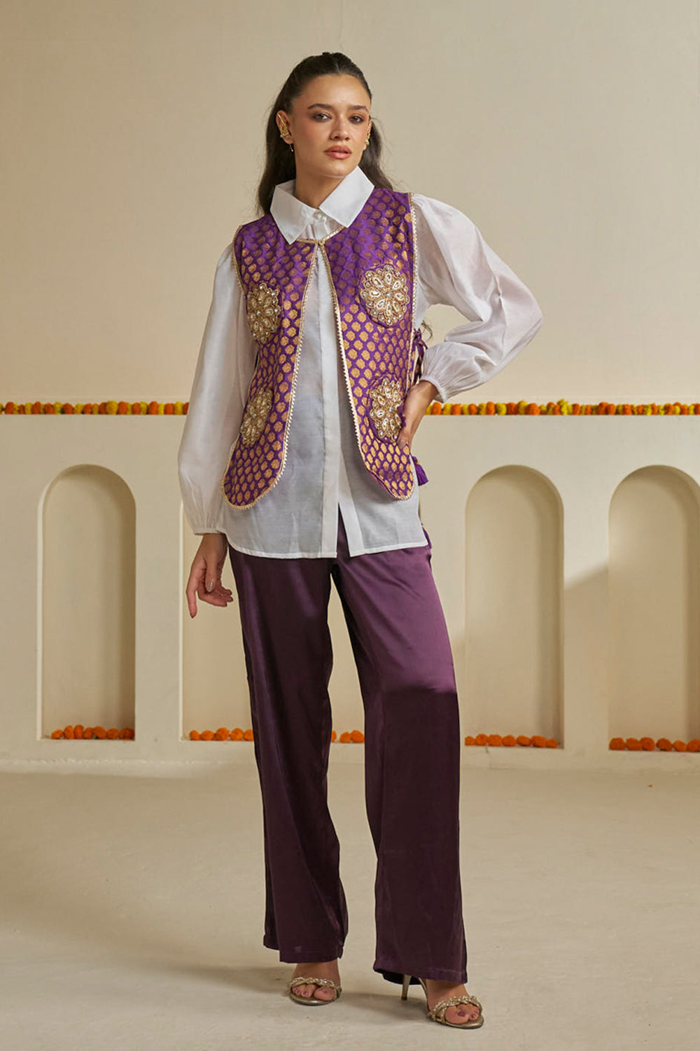 Jhilmil Jacket & Shirt