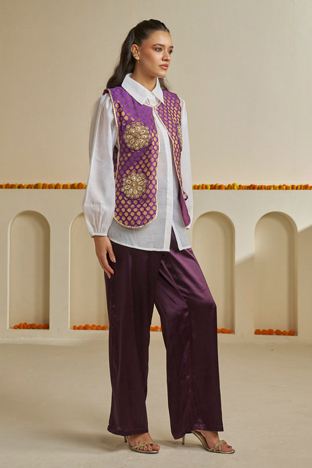 Jhilmil Jacket & Shirt