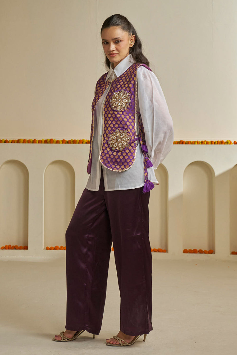 Jhilmil Jacket & Shirt