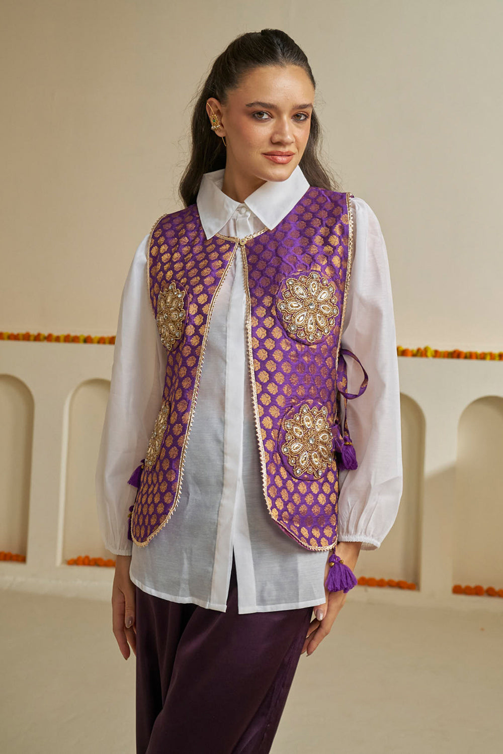 Jhilmil Jacket & Shirt