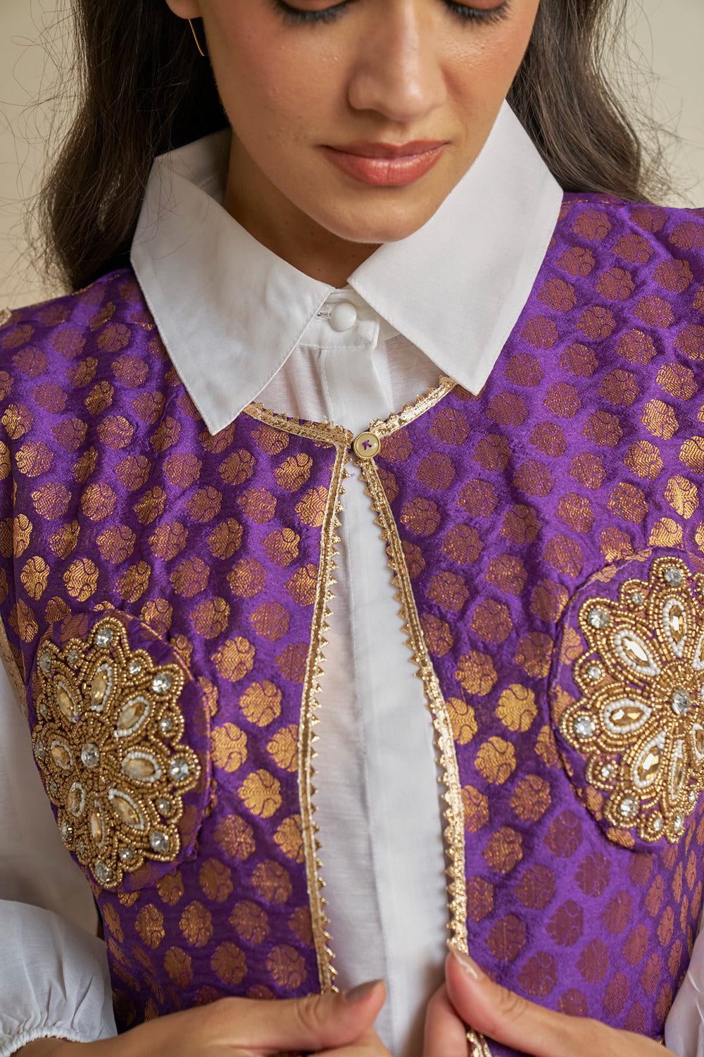 Jhilmil Jacket & Shirt