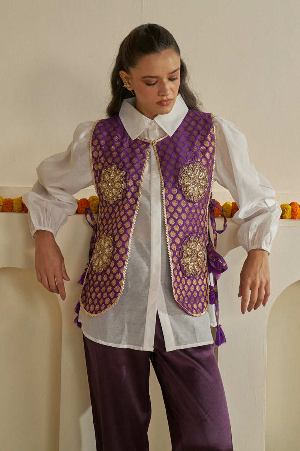 Jhilmil Jacket & Shirt
