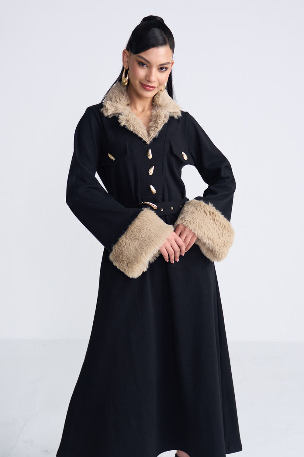 Fur Noir Dress