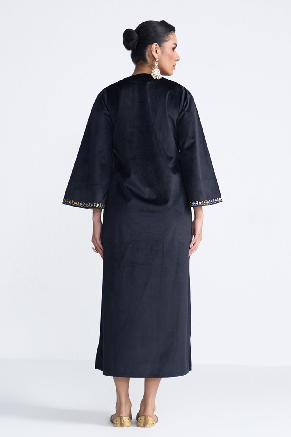 Nova Black Kaftan Set