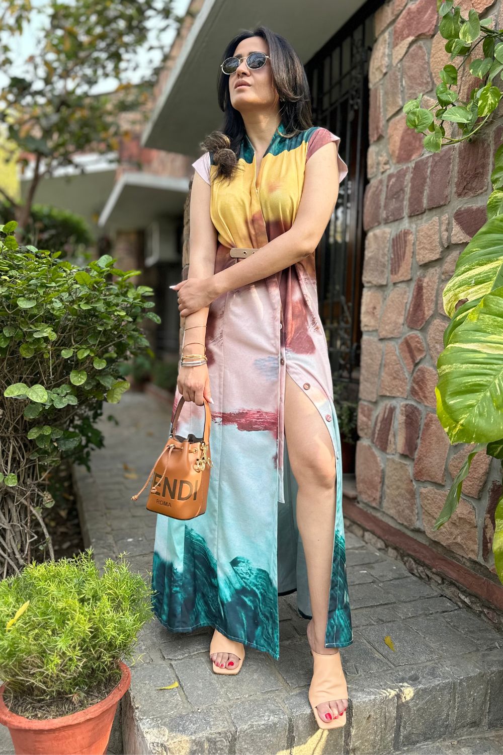 Mitali Wadhwa In Our Orchid Maxi Dress