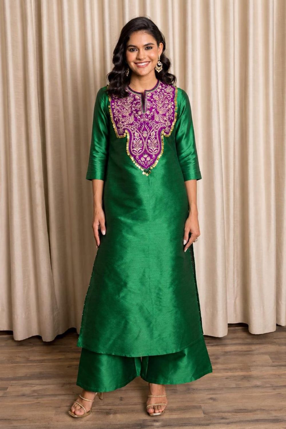 Bhavdeep Kaur In Our Gulshan Kurta Set